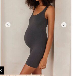 Bumpsuit - Cindy Maternity Romper - Slate - XS